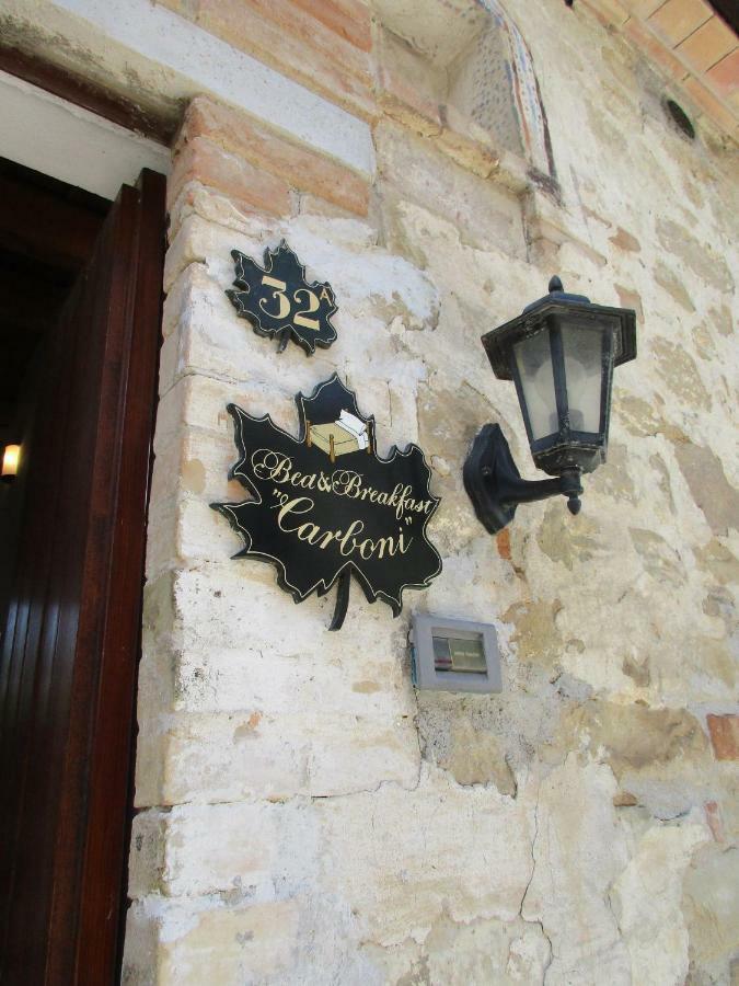 B&B Carboni Penna San Giovanni Exterior foto